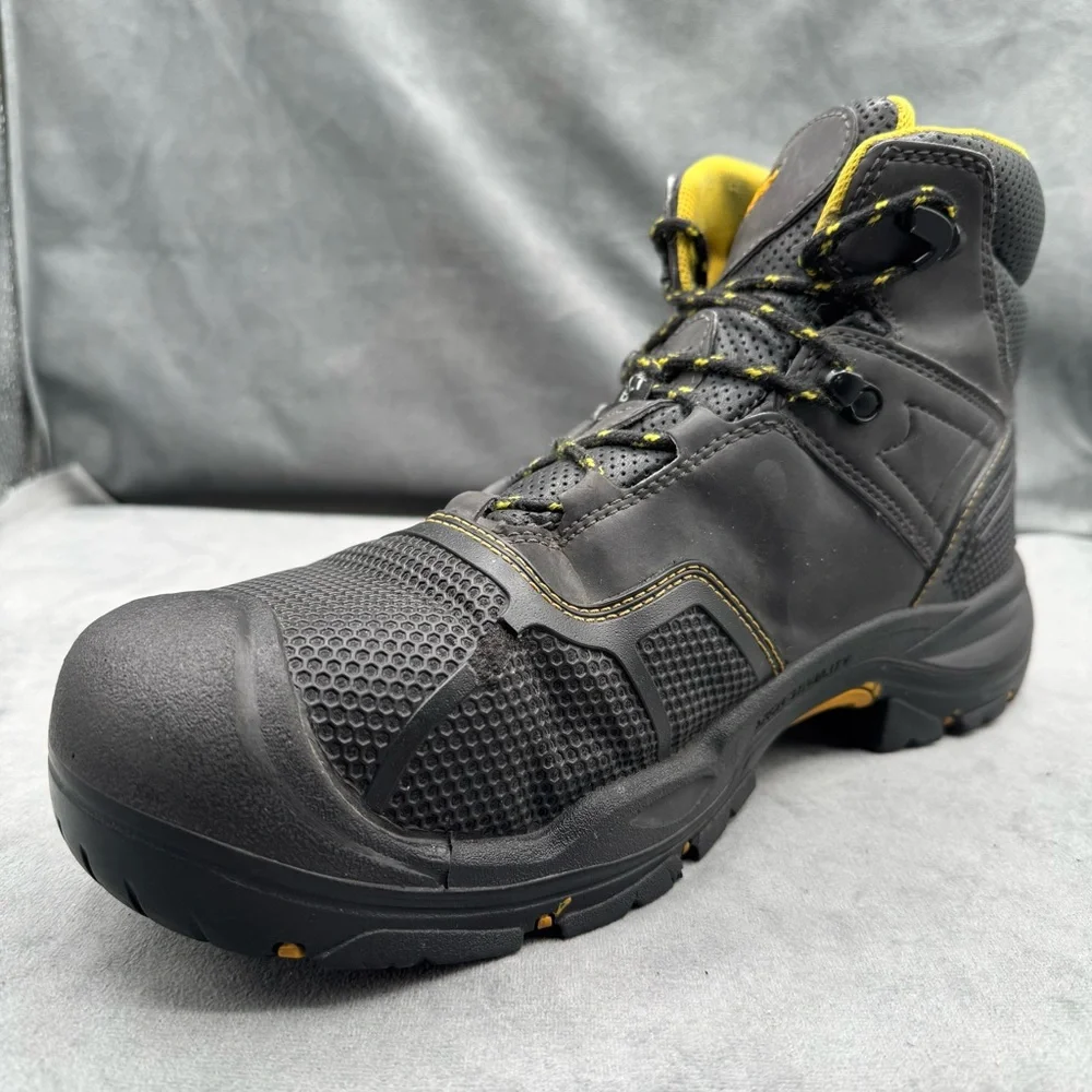 KEEN Utility Logandale 6” WP Men’s 13D Raven Black Soft‎ Toe Work Boots - Picture 4 of 16